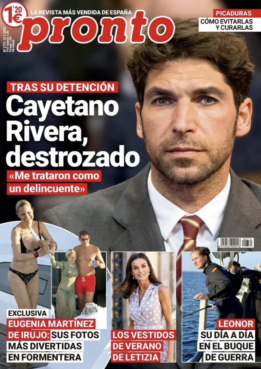 Portada revista 'Pronto' del 7 de julio de 2025