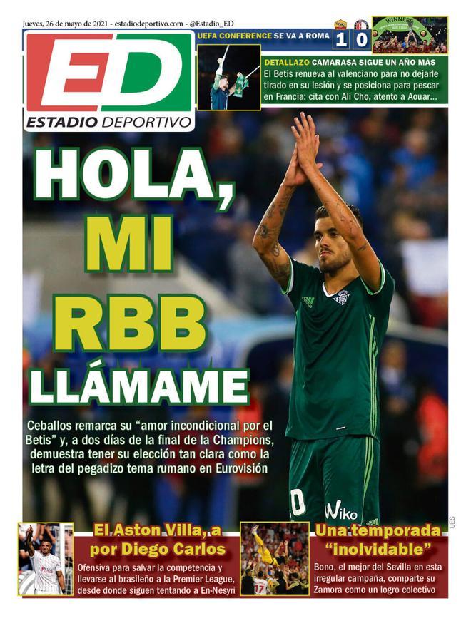 Las portadas de la prensa deportiva de hoy, 26 de mayo