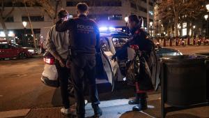 Imagen del dispositivo policial contra delincuentes en patinete