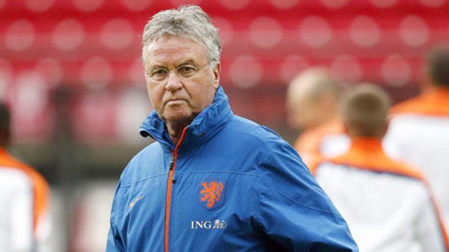 El técnico holandés Guus Hiddink.