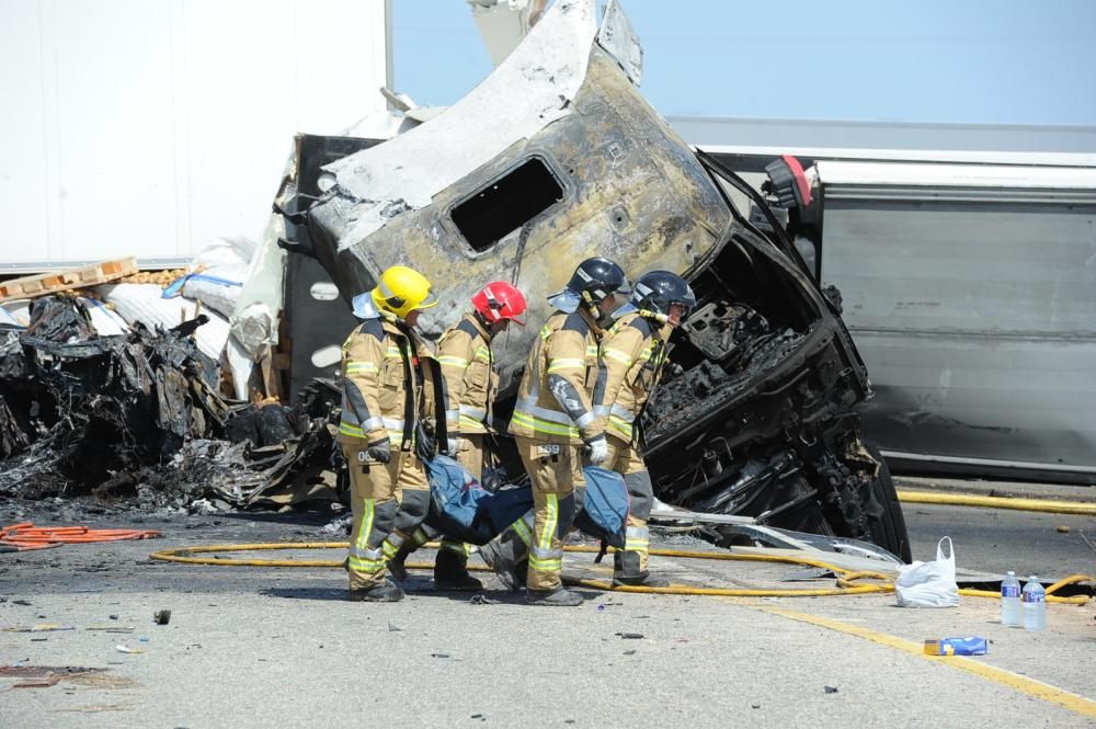 Las imágenes del accidente