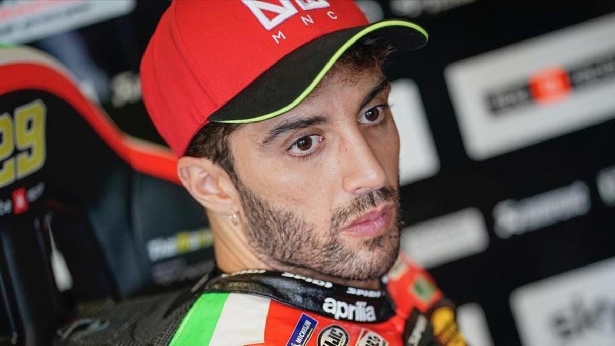 El italiano Andrea Iannone, piloto de Aprilia que ha dado positivo en un control antidopaje.