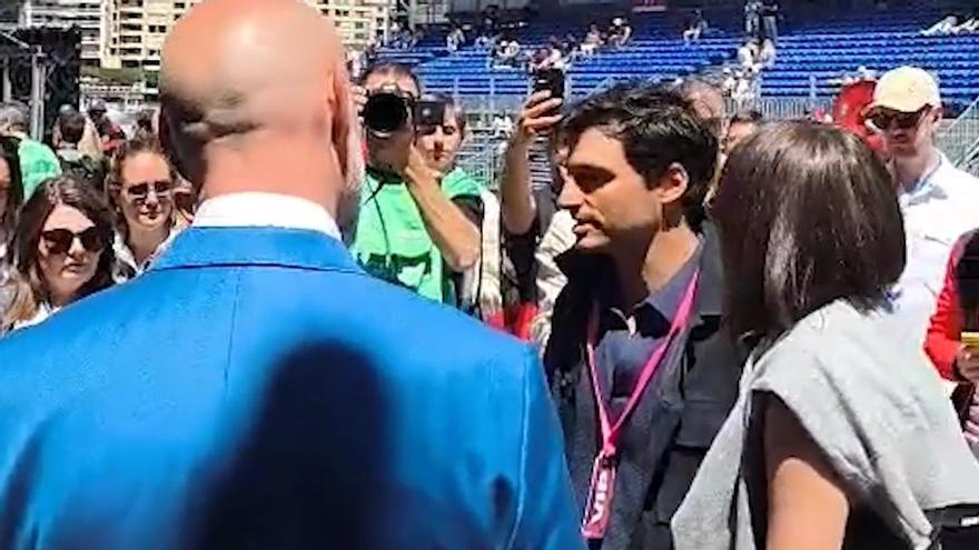 Carlos Sainz se deja ver en Montecarlo durante la Formula E