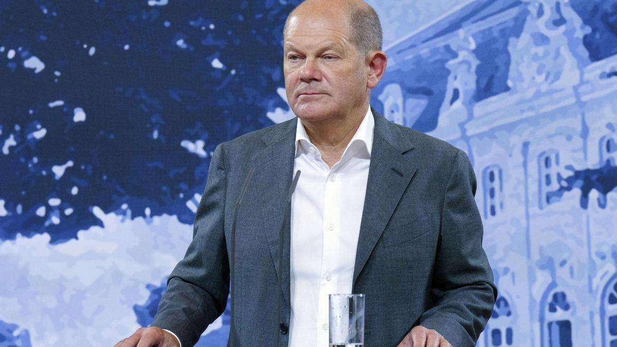 El canciller alemán, Olaf Scholz.