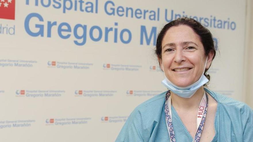 Cristina DÃ­ez, supervisora de EnfermerÃ­a de la UCI del Gregorio MaraÃ±Ã³n.