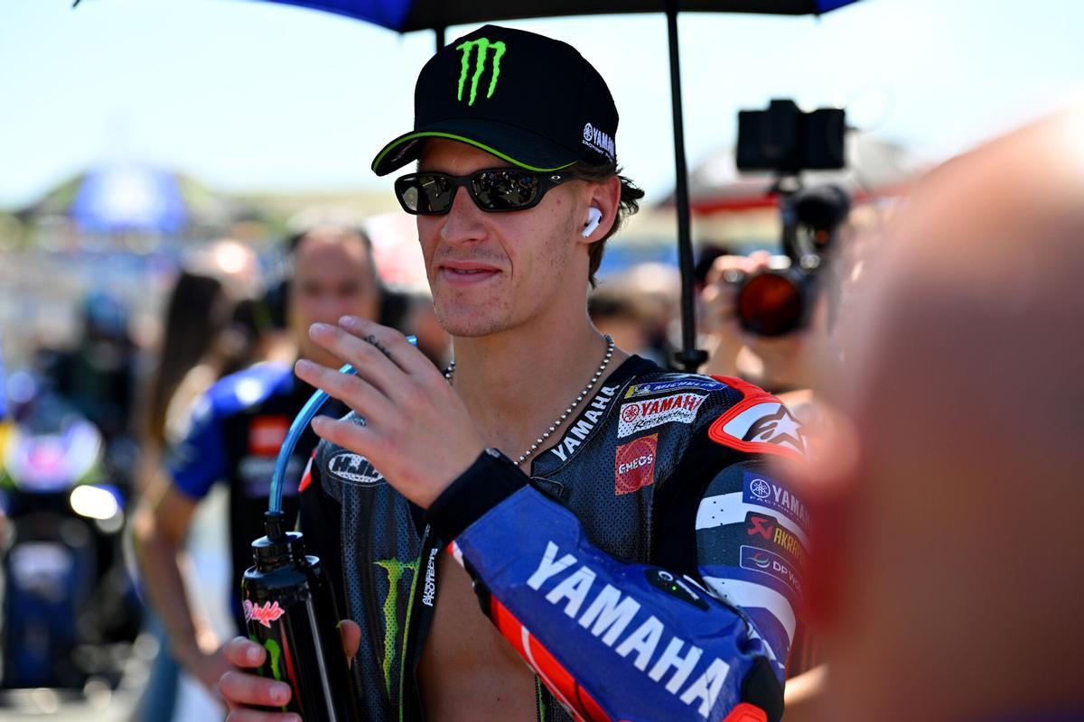 Fabio Quartararo durante el GP de España de MotoGP