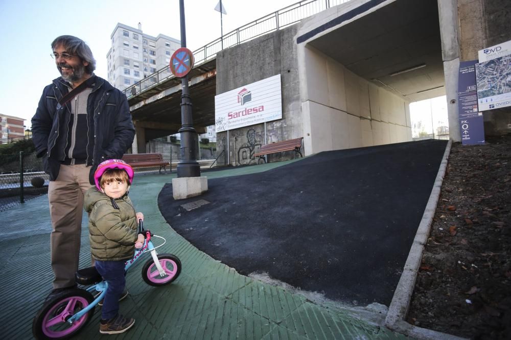 Inauguración de la senda al Parque de Invierno