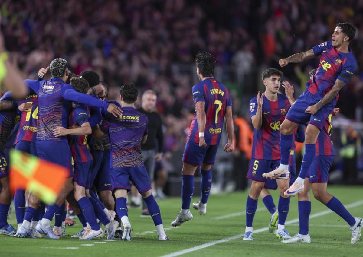 Barça gana la liga frente al Madrid