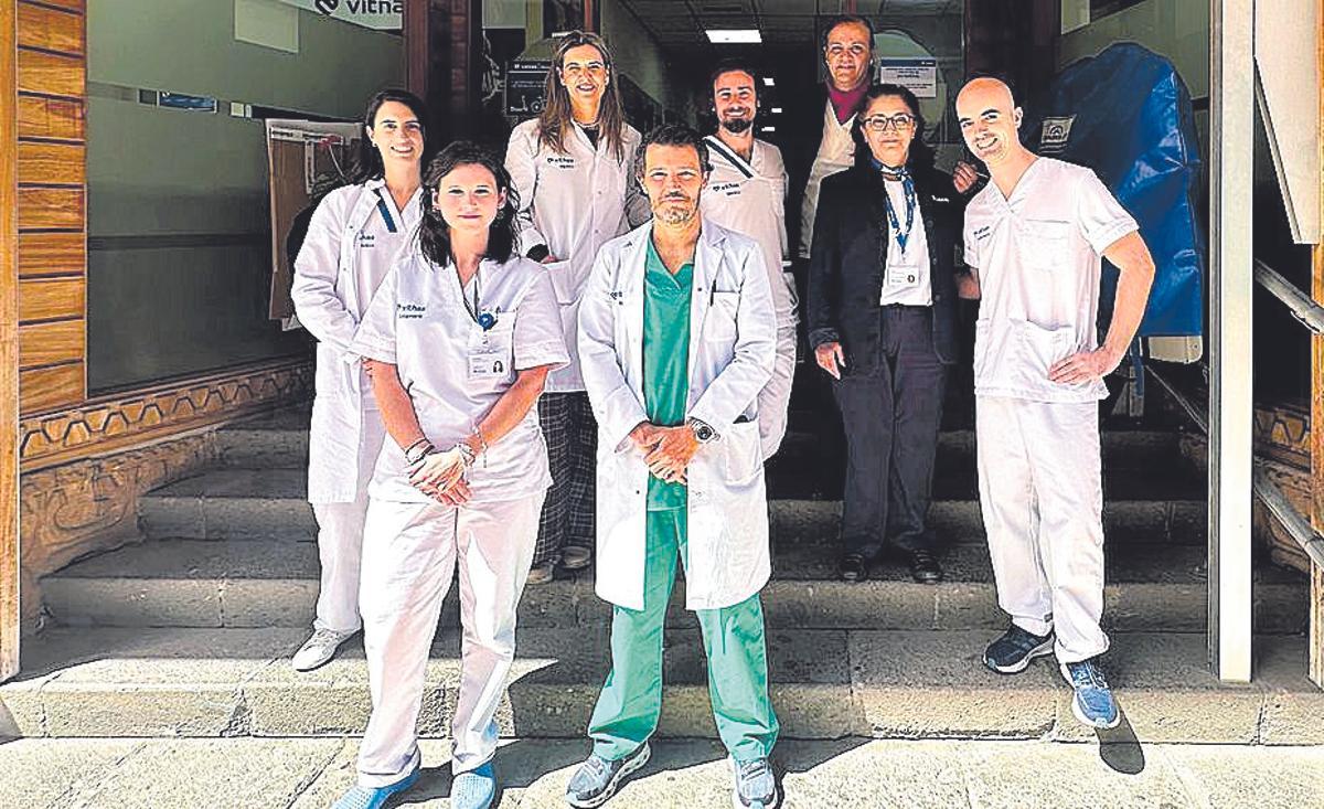 Imagen Parte del equipo que compone el Servicio de Ginecología y Obstetricia de Vithas en Las Palmas encabezado por su responsable, el doctor Miguel Ángel Barber