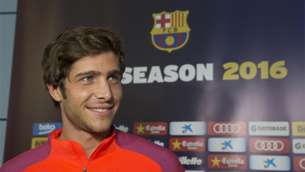 Sergi Roberto quiere seguir los pasos de  su ex compañero Alves en el Barcelona como lateral