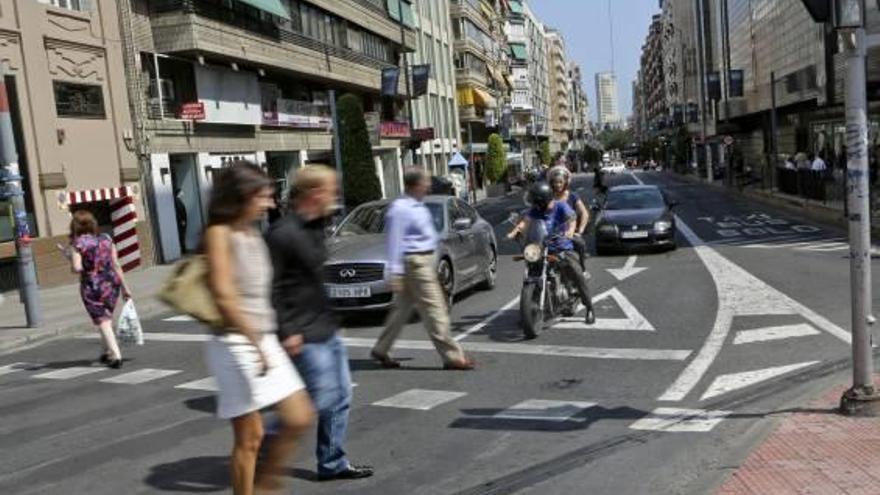 La avenida Maisonnave está incluida en la actual zona de libertad horaria comercial.