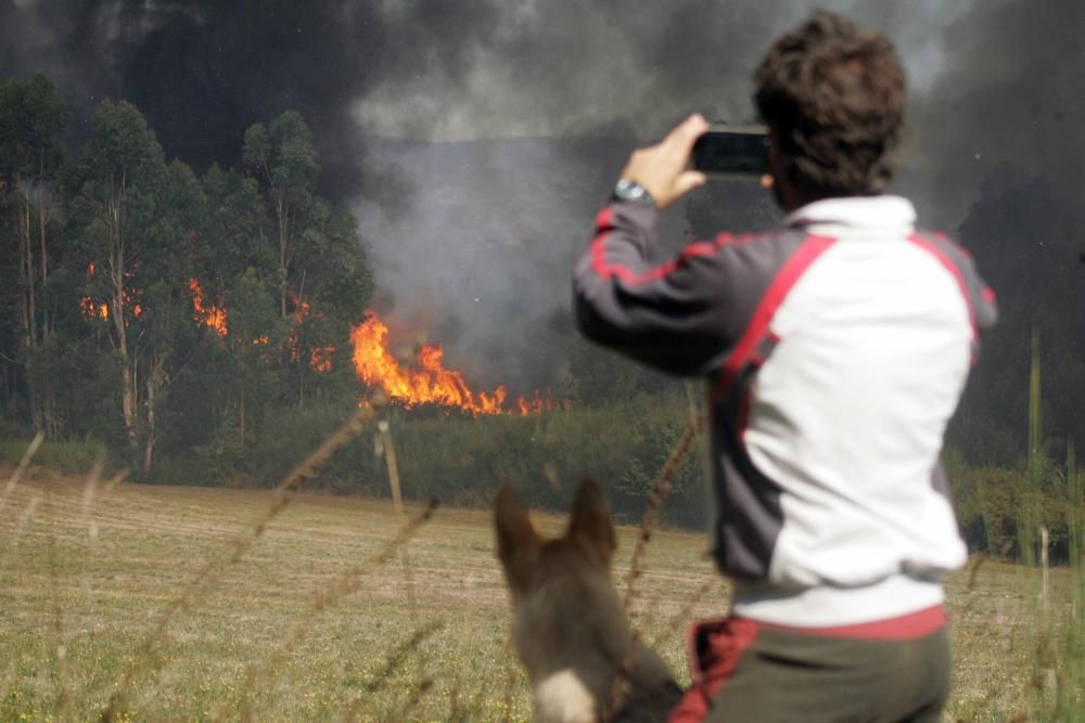 Incendio en Silleda