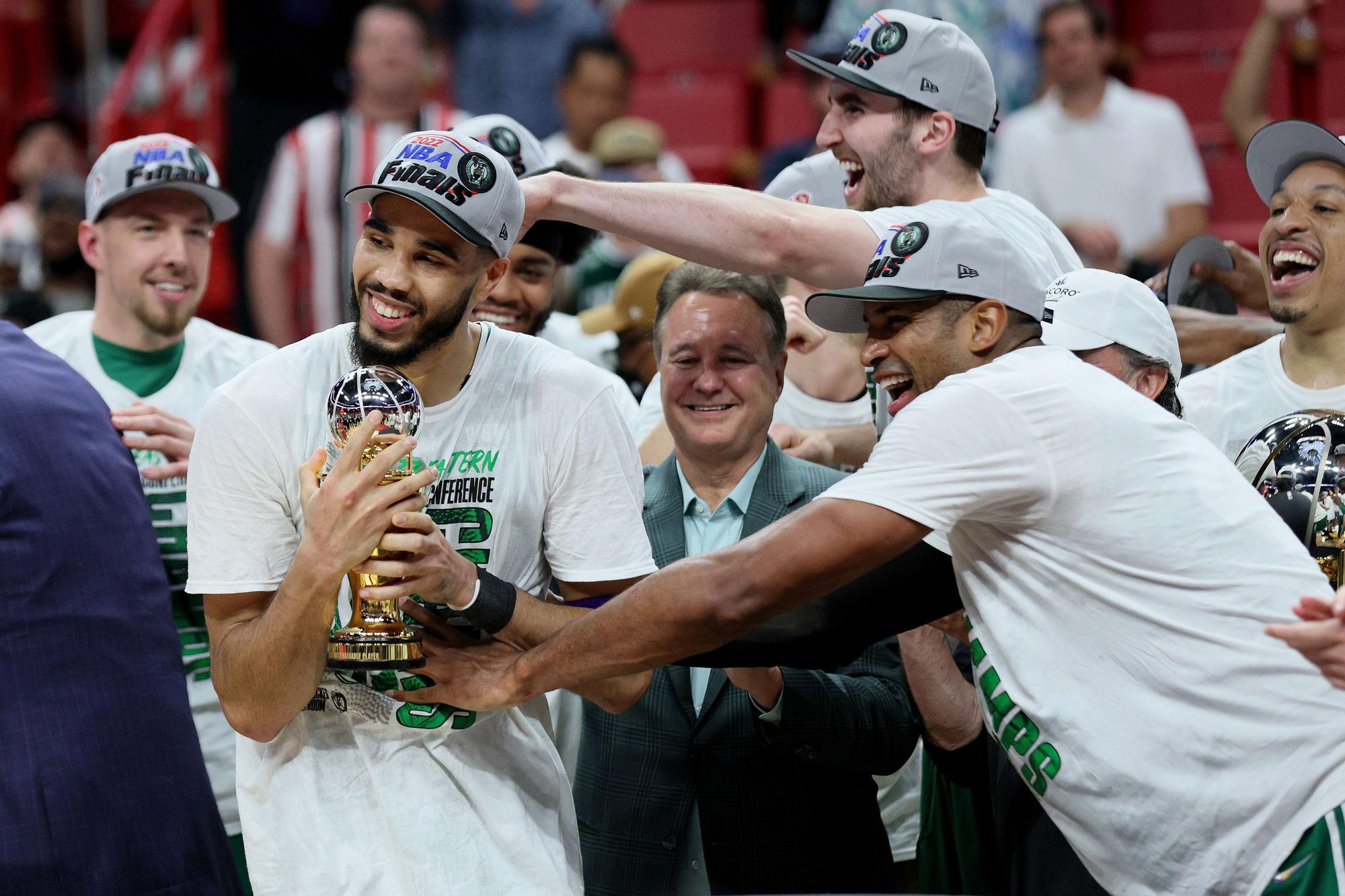 Celebración Celtics pase a la final