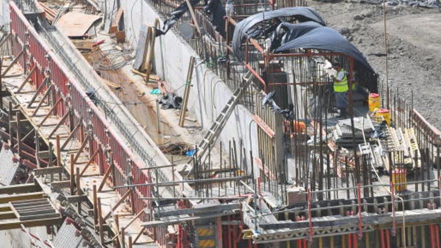 Imagen de las obras en el Canal de Panamá.