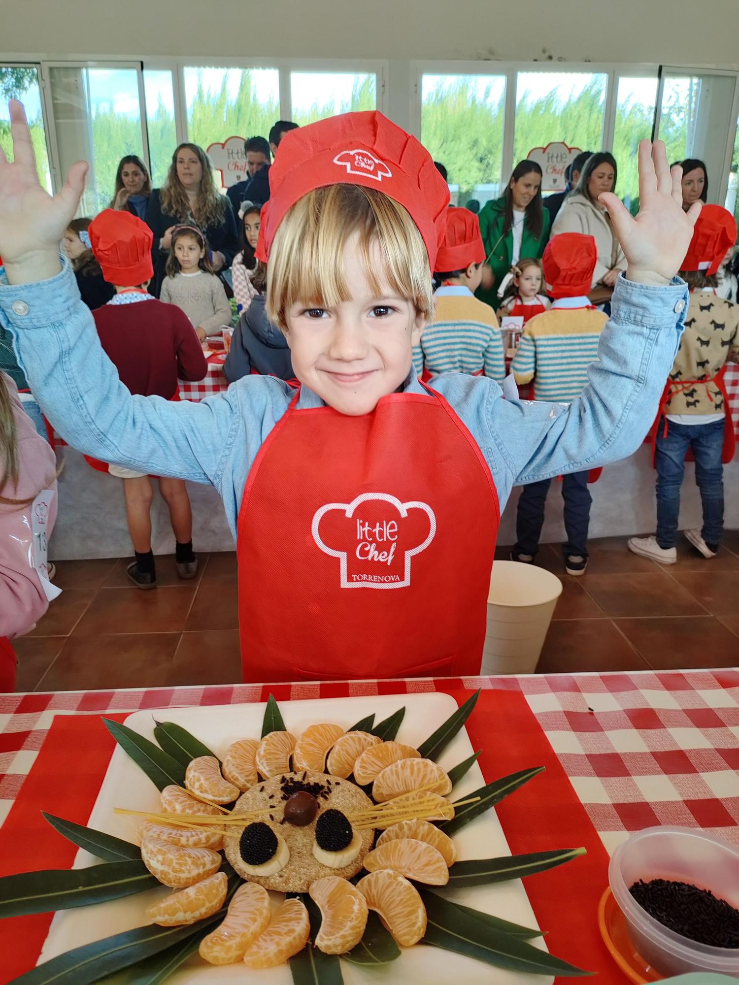 Little Chef es una actividad familiar que se enmarca dentro del denominado Proyecto Optimist, empleado en el colegio Torrenova (del Grupo Fomento).