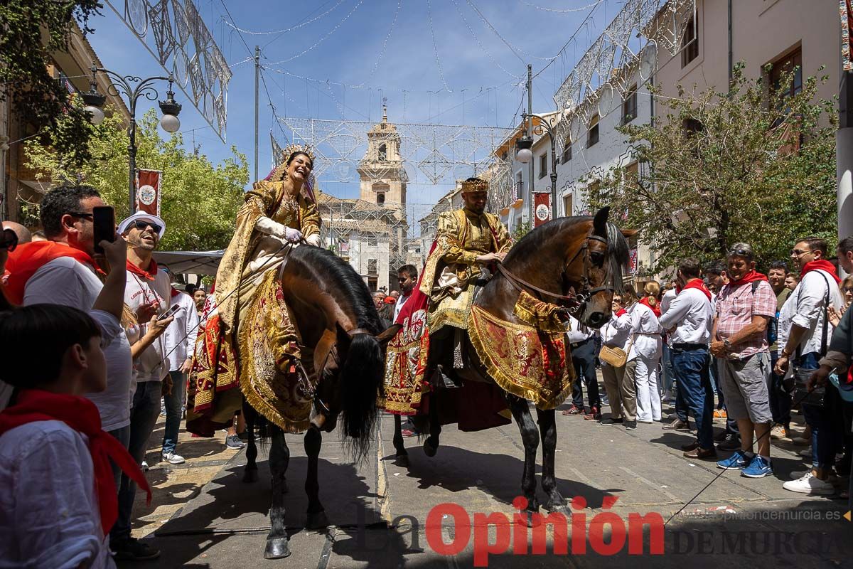 Moros y Cristianos en la mañana del dos de mayo en Caravaca