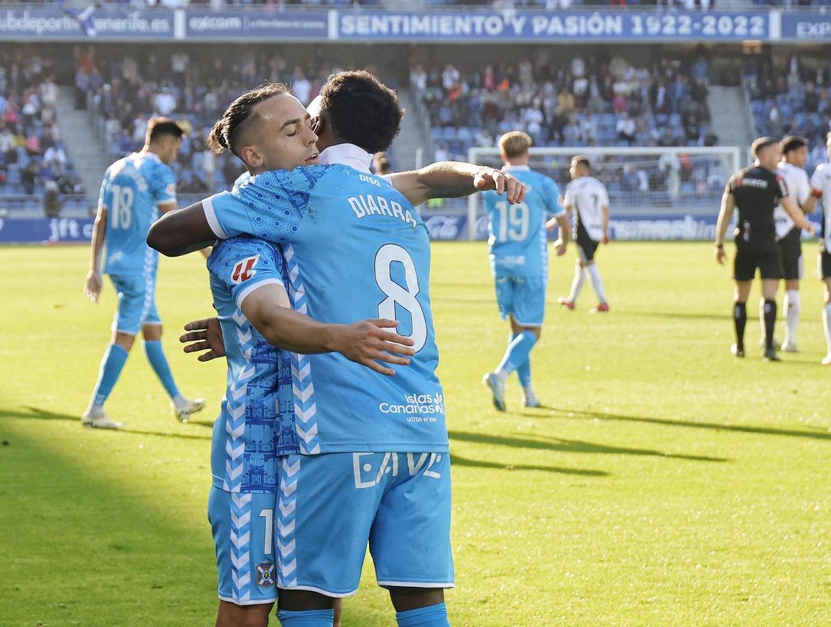 Partido de Liga CD Tenerife-Burgos CF