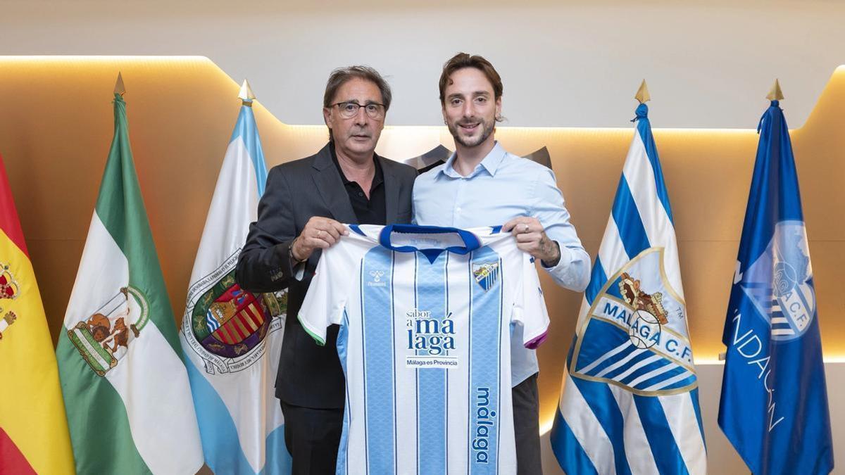 El Málaga CF hace oficial el fichaje de Fernando Calero.