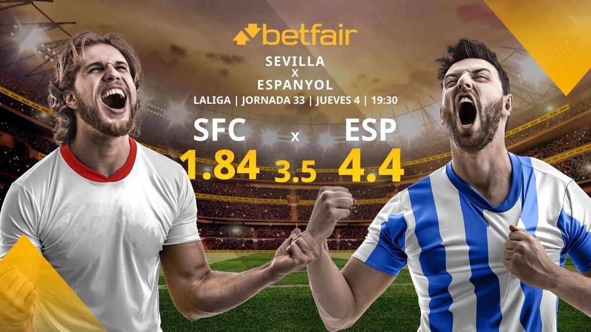 Sevilla FC vs. RCD Espanyol: alineaciones, horario, TV, estadísticas y pronósticos