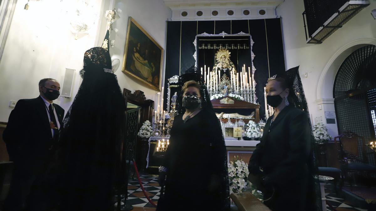 Exposición de los titulares del Sepulcro en la iglesia del Cister