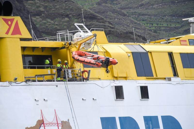 Nuevo intento de reflotar el ferry de Fred Olsen