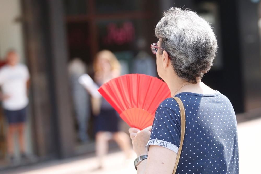 Ola de calor en Oviedo