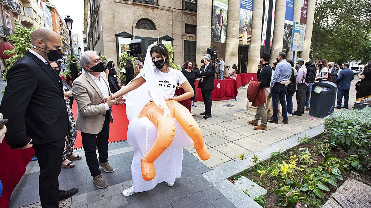 El Teatro Principal de Alicante acogió la gala de clausura de la XVIII edición del Festival de Cine. | ALEX DOMÍNGUEZ