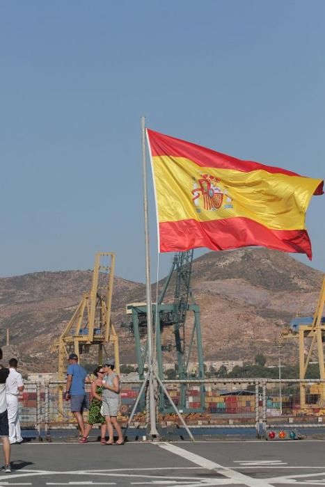 Jornada de puertas abiertas del buque Castilla en Cartagena