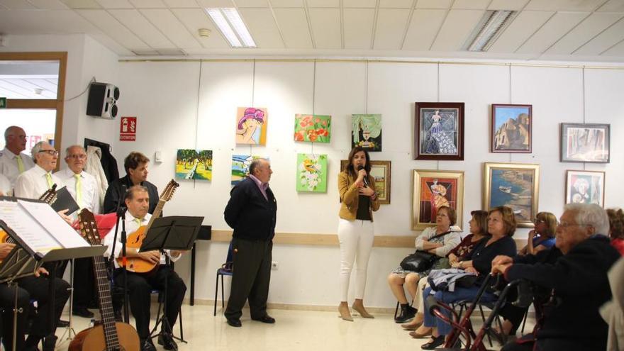 Sandra Gómez en el centro de mayores de la Cruz Cubierta.