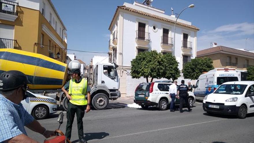 Fallece un hombre de 70 años atropellado por una hormigonera