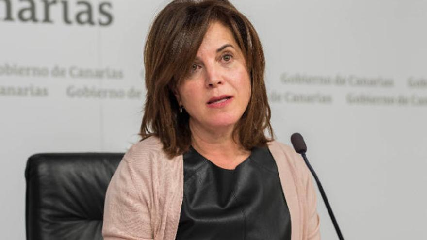 Teresa Cruz, consejera de Sanidad del Gobierno de Canarias.