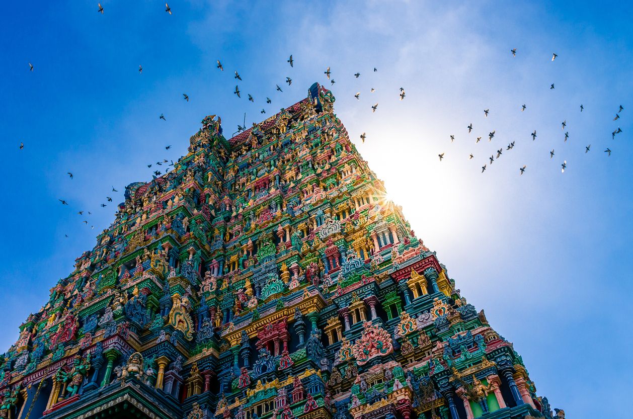 El templo de Meenakshi, pura fantasía en el sur de la India Expedición VIAJAR India del Sur