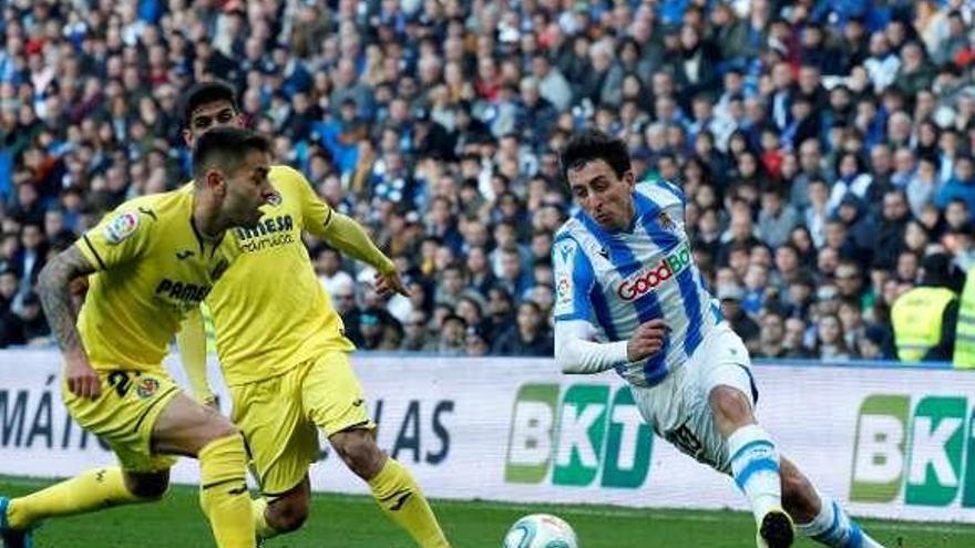 El Villarreal siempre es feliz en Anoeta