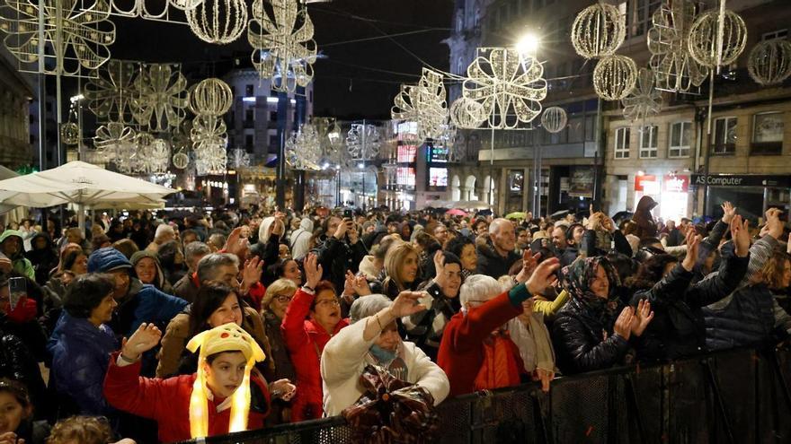 Vigo apaga las luces y pone punto final a unas Navidades de récord