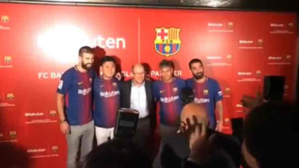 Han empezado las actividades entre el FC Barcelona y Rakuten