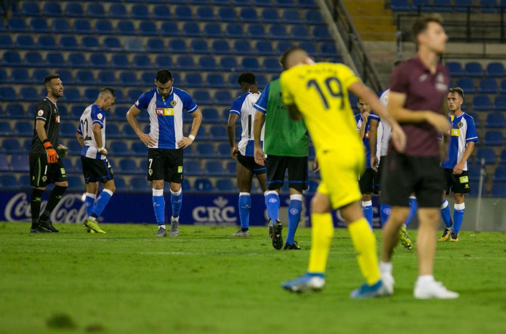 El Hércules genera dudas en su puesta de largo en el Rico Pérez al verse superado por el Villarreal B