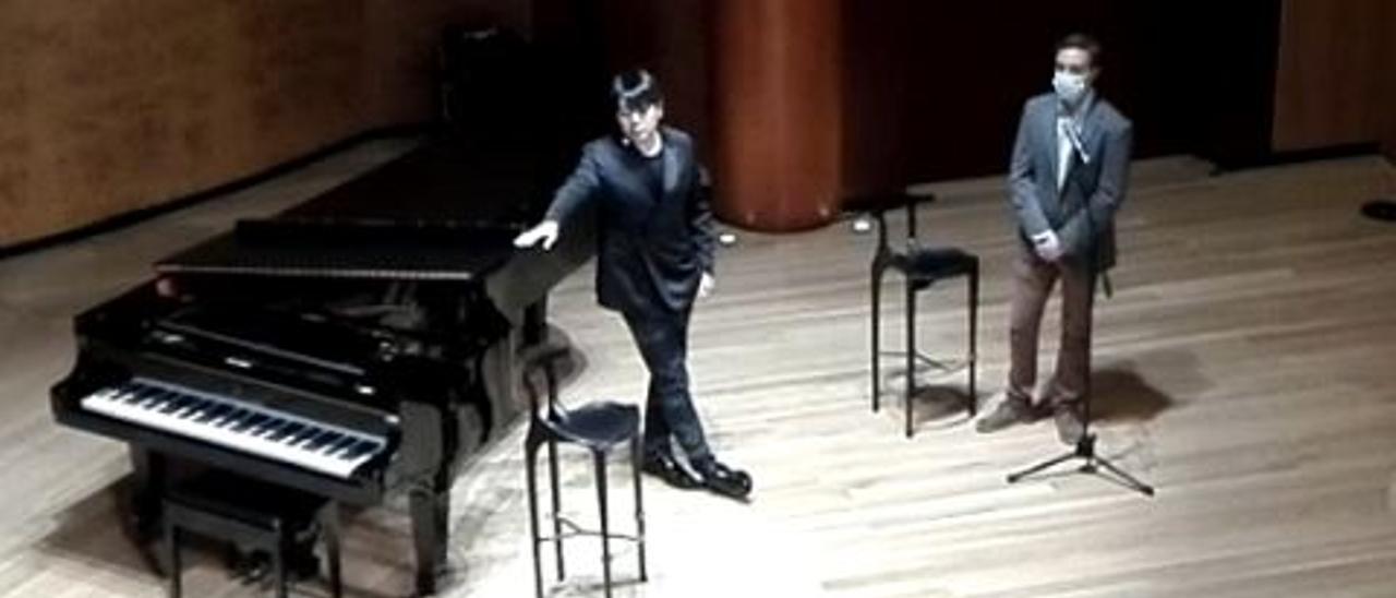 Master class del pianista Lang Lang en el Auditorio Alfredo Kraus por el Festival de Música de Canarias