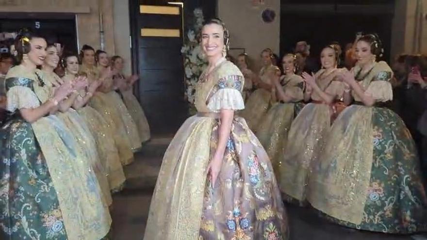 Carmen desvela su espolín "Terreta"