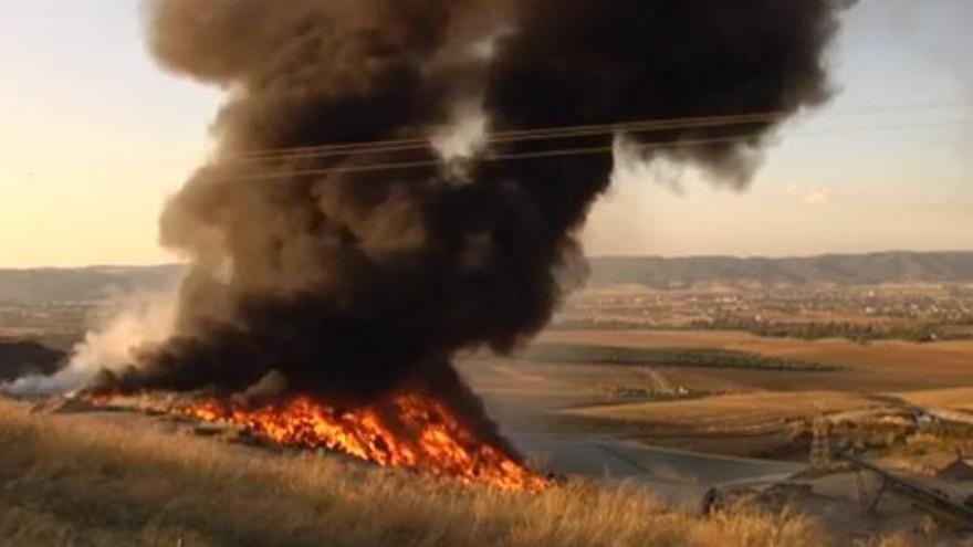 El SEIS da por extinguido el incendio en la planta de reciclaje de Recicor