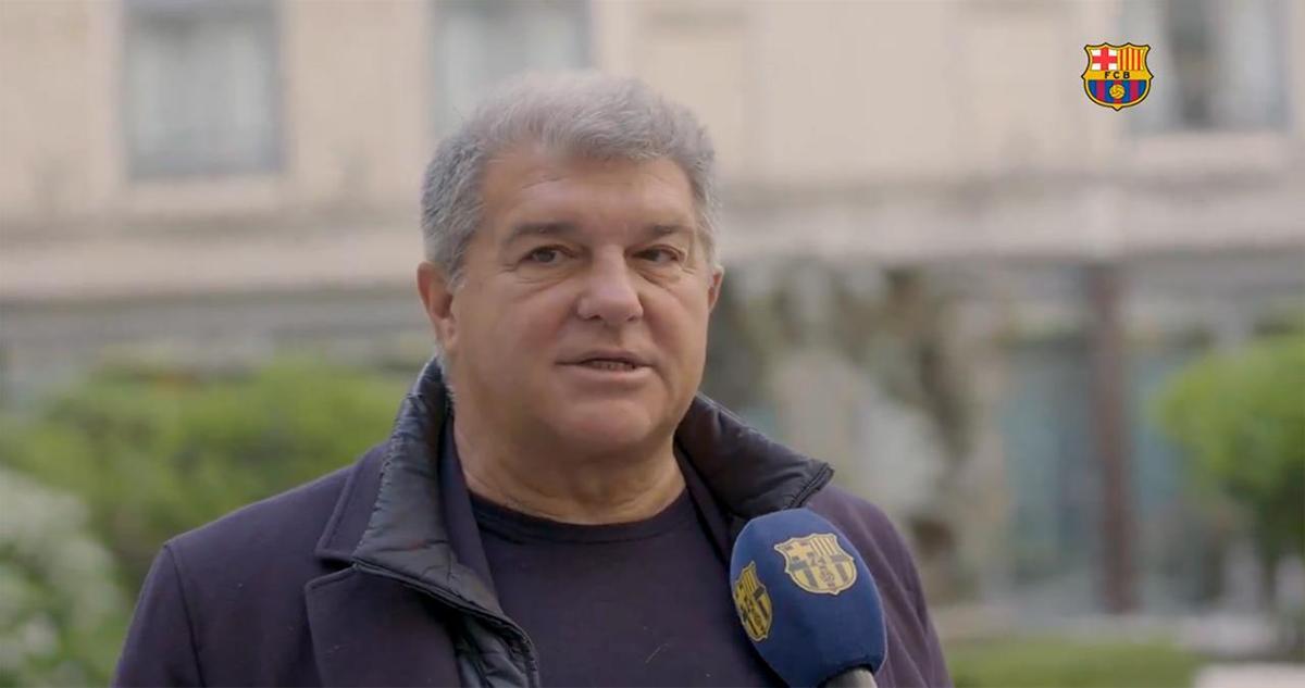 Laporta: No cambiaría a ningún jugador nuestro por alguno de PSG