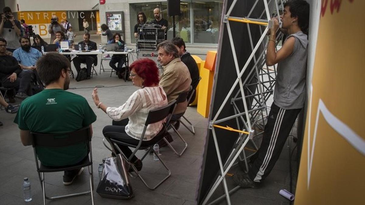 Acto de las juventudes de ERC en Barcelona. Foto de archivo.