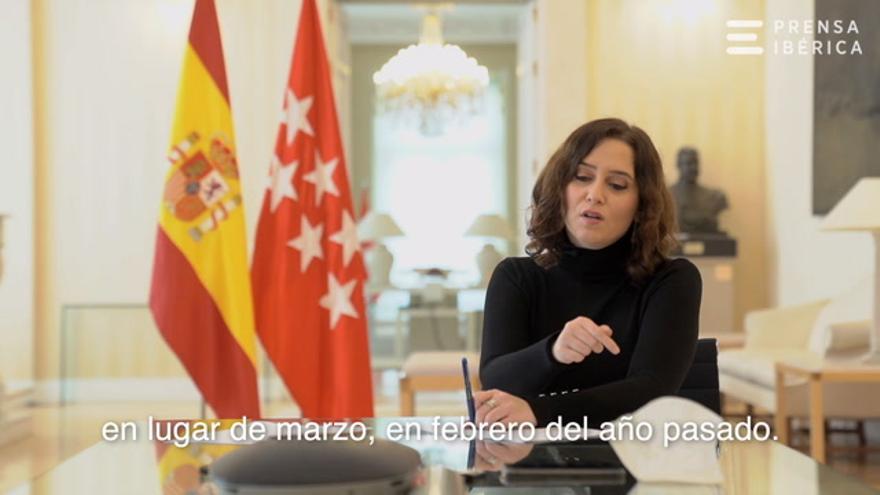 Entrevista a Isabel Díaz Ayuso