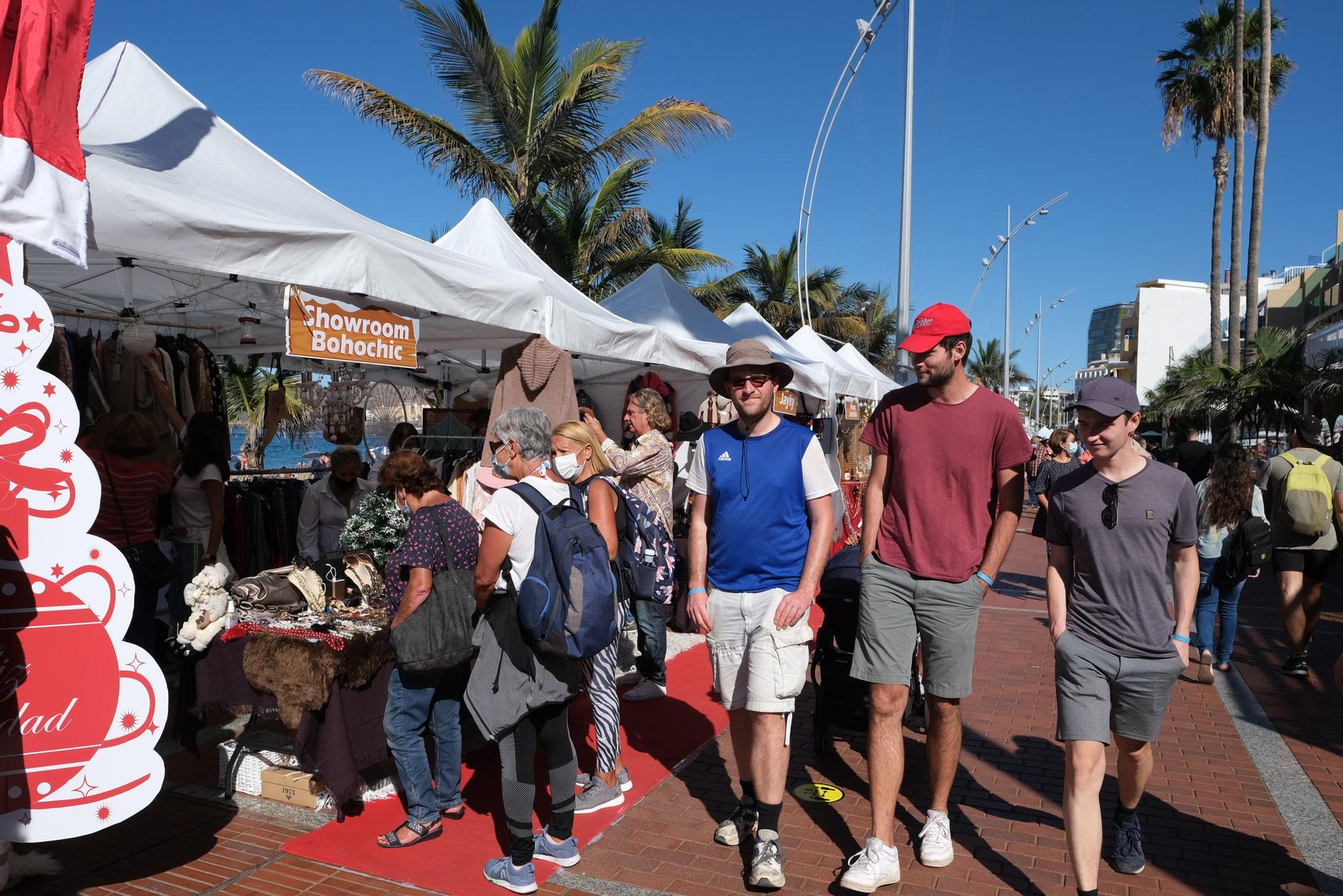 Feria de Navidad en el paseo de Las Canteras (19/12/2021)