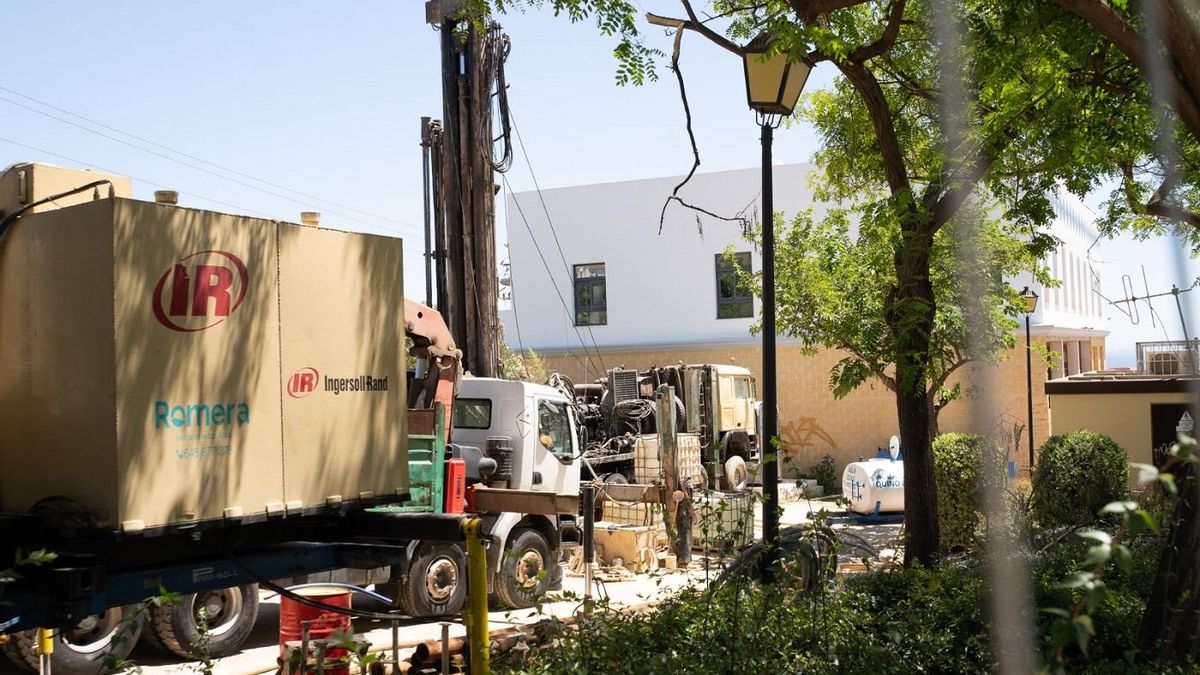 Benalmádena ha encontrado agua a 250 metros en el pozo de El Saltillo.