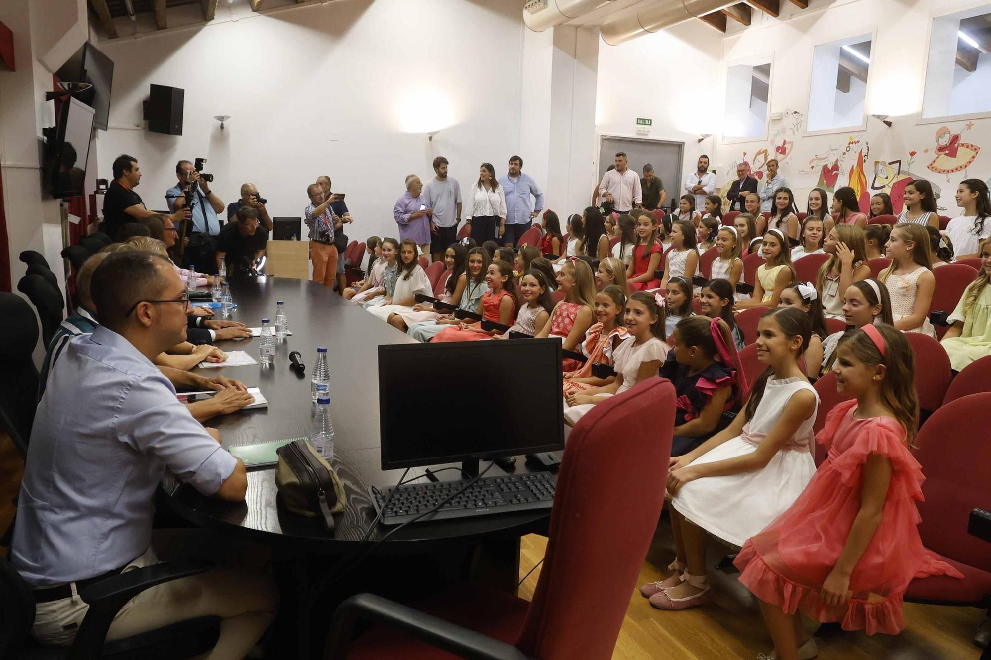 Las candidatas a Fallares Mayores de València se reúnen con el jurado