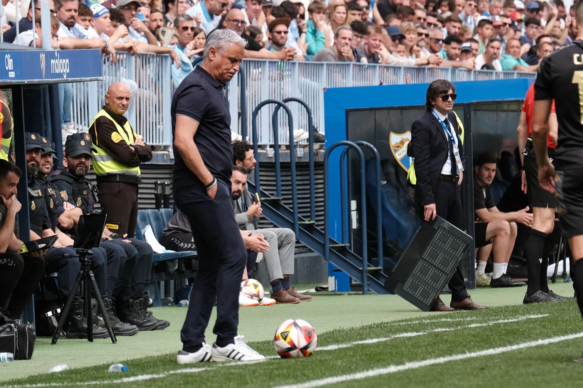 Málaga CF - AD Ceuta en La Rosaleda.