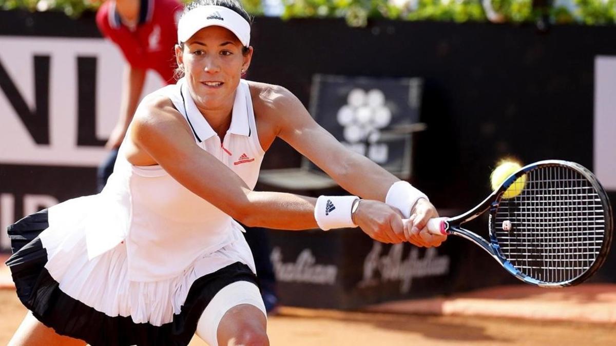 Garbiñe Muguruza, en Roma.