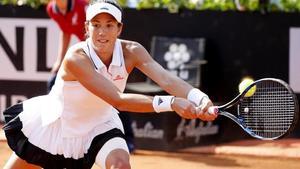 Garbiñe Muguruza, en Roma.