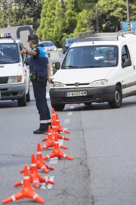 Control de alcoholemia de la Policía de Oviedo