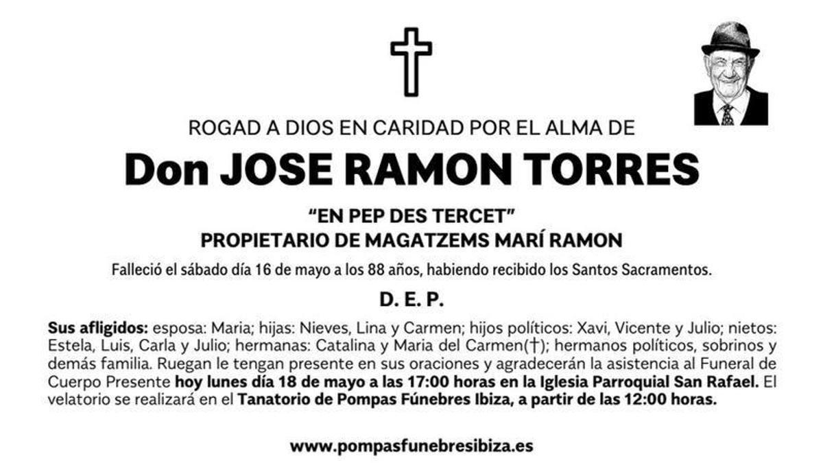 Esquela Jose Ramon Torres